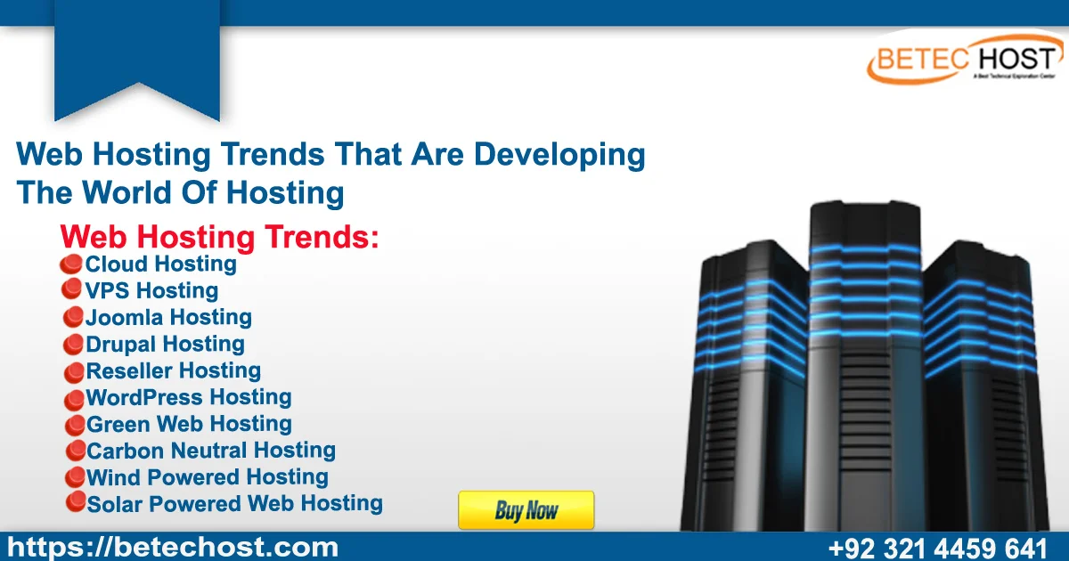 web hosting trends that are developing the world of hosting