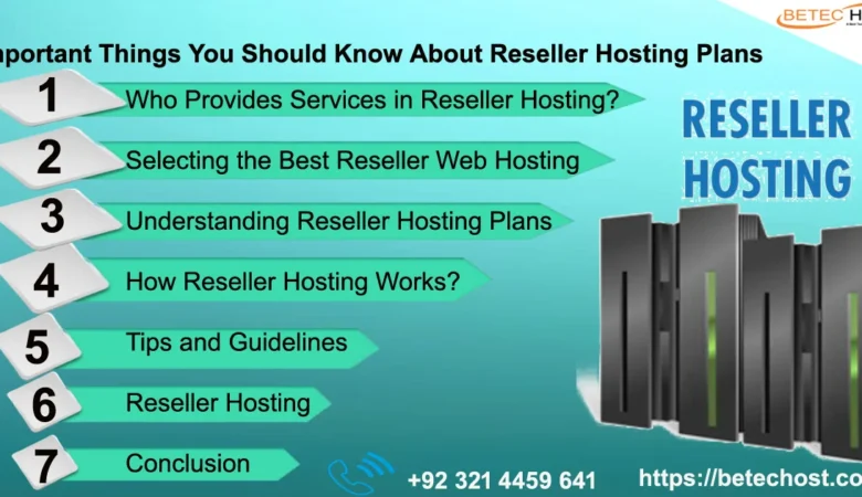 Important Things You Should Know About Reseller Hosting Plans