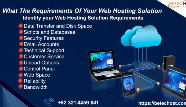 What Are the Requirements of Your Web Hosting Solution?