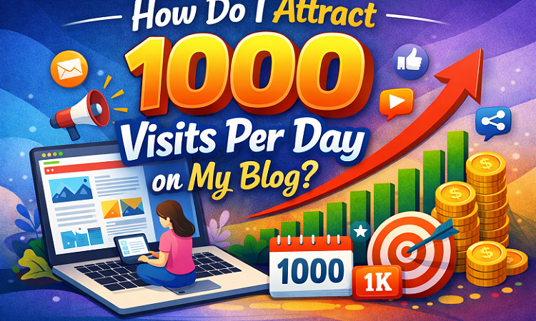 How Do I Attract 1000 Visits Per Day on My Blog?